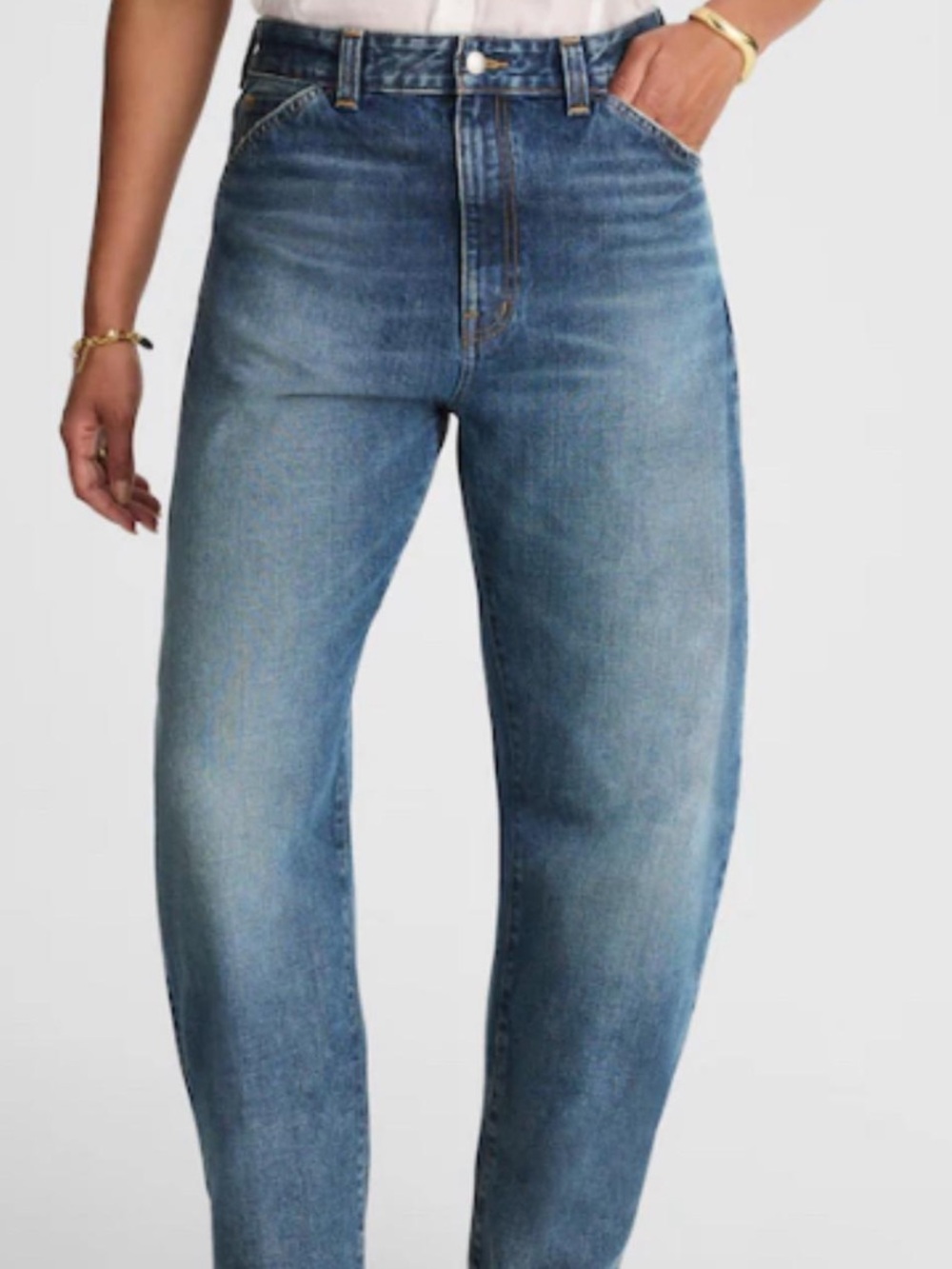 Madewell Curvy Balloon Jeans